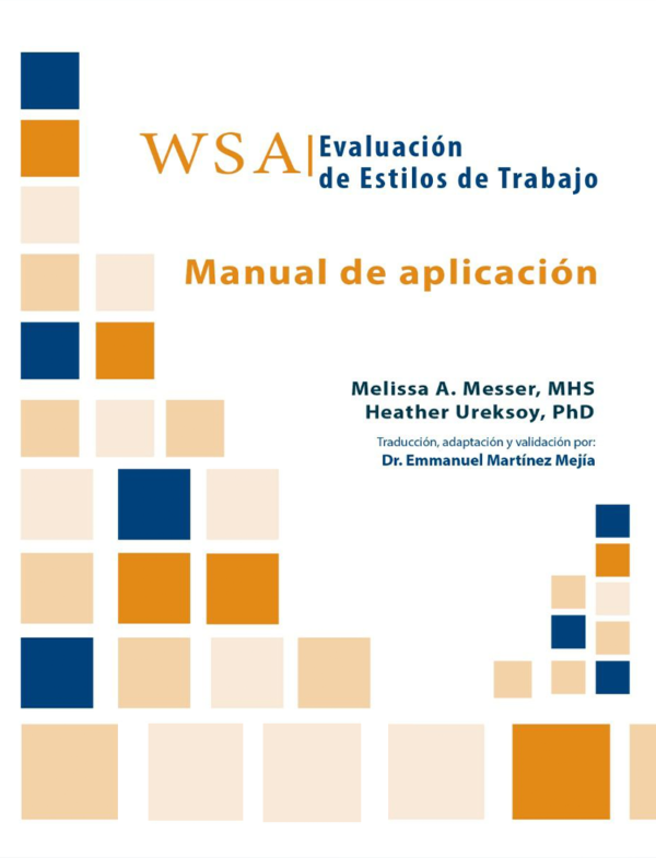 Evaluación de estilos de trabajo, manual de aplicación